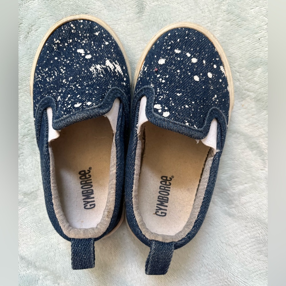 Gymboree Blue Sneakers Slip-On Comfort